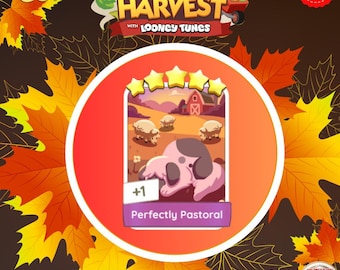 Monopoly_Go! Happy Harvest 5 Star Sticker Perfectly Pastoral (Set-18) - Fast Delivery