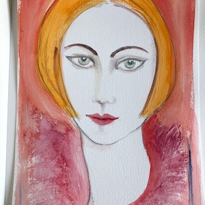 Electra. Artwork;watercolour and ink on paper;size A4;Lizzie Huxtable MDesRCA