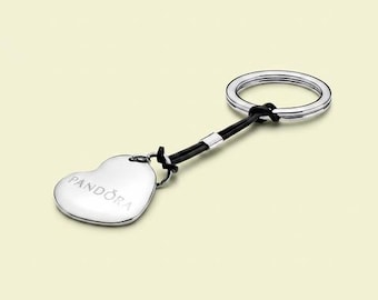 Silver Heart Clasp Opener Key Ring Birthday Gift, Bridesmaid Gift for Her