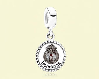 Uk Honduras Christmas Dangle Charm Exclusive Birthday Gift, Bridesmaid Gift for Her