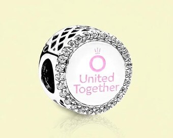Silver Charm United Together Birthday Gift, Bridesmaid Gift for Her