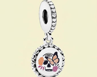 Skeleton Ale Dangle Day Of The Dead Charm Birthday Gift, Bridesmaid Gift for Her