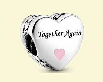 S925 Ale Together Again Charm Silver Birthday Gift, Bridesmaid Gift for Her