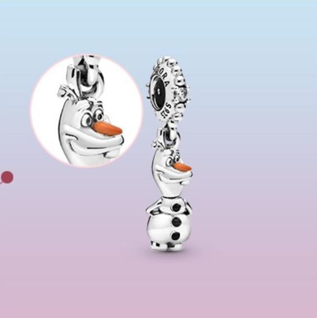 Pandora Frozen Olaf Dangle Charm - Etsy