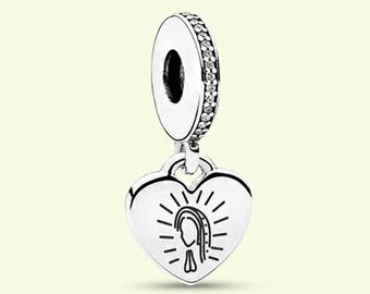 Praying Girl Pendant Charm S925 Uk Birthday Gift, Bridesmaid Gift for Her