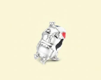 French Rooster Charm S925 Ale Birthday Gift, Bridesmaid Gift for Her