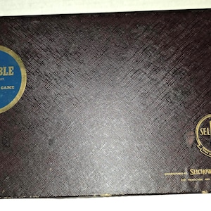 1953 Scrabble board game