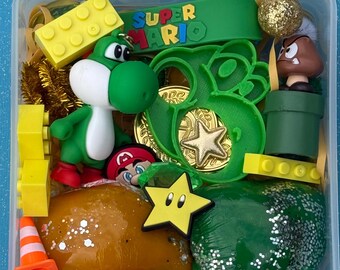 YOSHI inspired Mario Play Dough