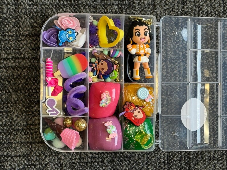 POP Inspired Play Dough Kit, Sensory Bin, Homemade Playdough,gift for kids, boy girl present, Birthday Hunter Doh Crafts ,Demon Slime Gifts bild 3