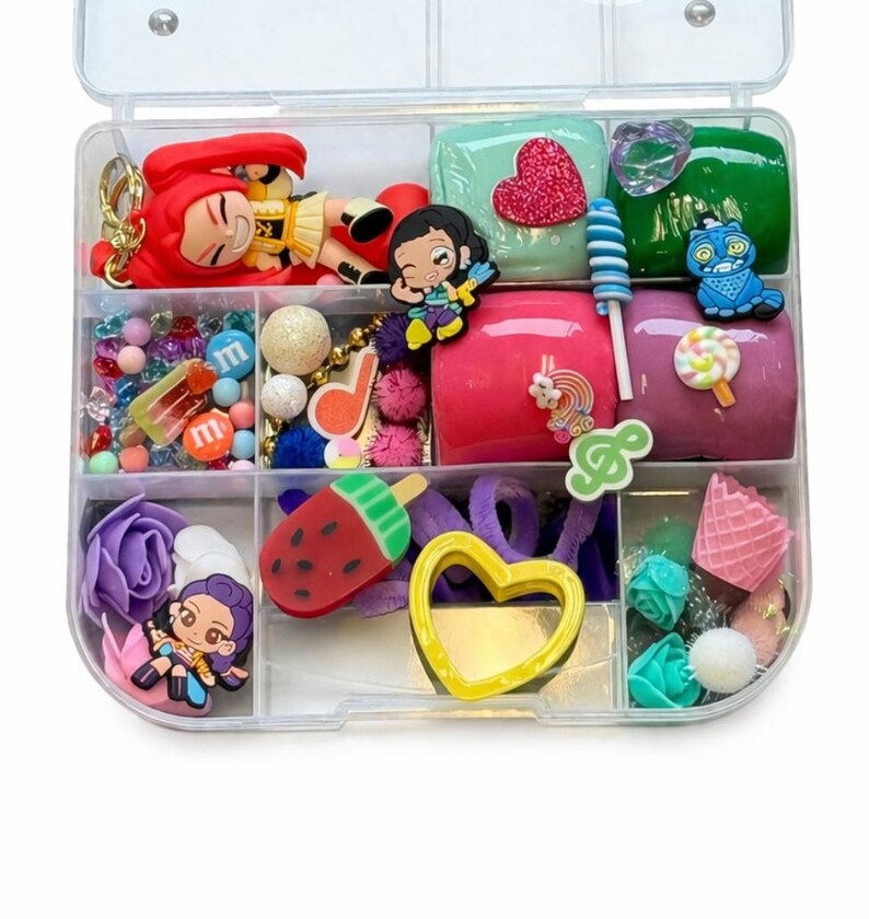 POP Inspired Play Dough Kit, Sensory Bin, Homemade Playdough,gift for kids, boy girl present, Birthday Hunter Doh Crafts ,Demon Slime Gifts bild 2