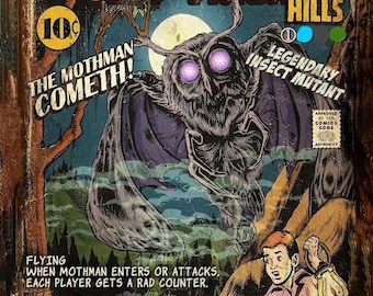 Mtg Sleeves: Mothman Encounter! 100+ Top Quality! Colorful, Sharp! This is  Your Deck -- Protected and Lookin' Good! - Etsy