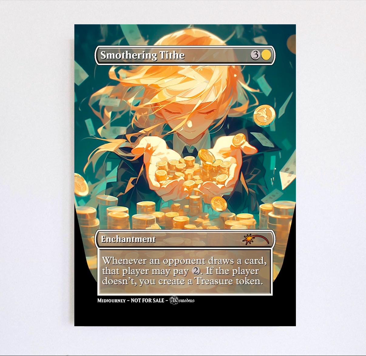 Custom Smothering Tithe Anime Proxy- Foil & Non-foil - Etsy