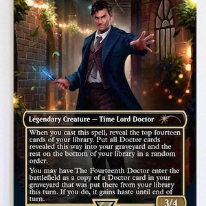 The Fourteenth Doctor Proxy Card Foil & Nonfoil
