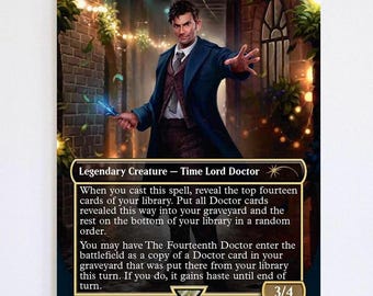 Karta proxy Czternastego Doktora Folia i Nonfoil