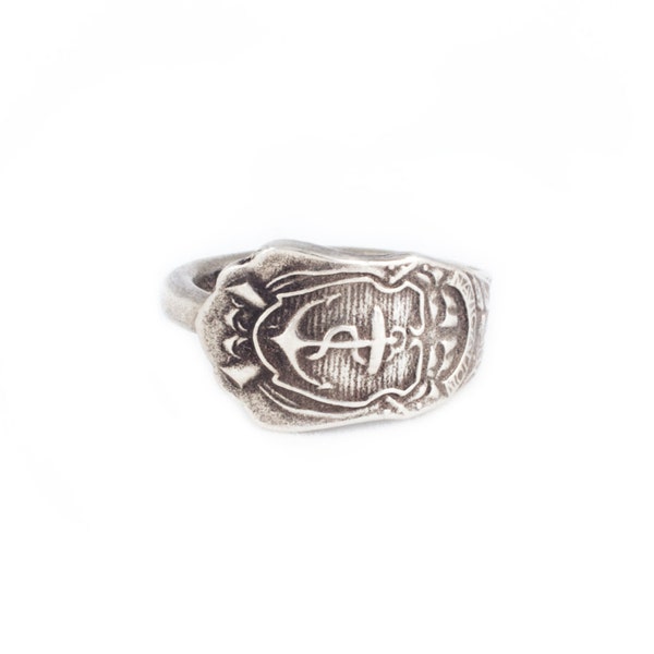 Pacific Anchor Spoon Ring