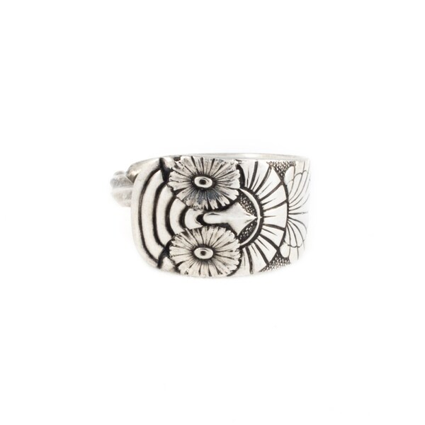 Northwest Owl Spoon Ring