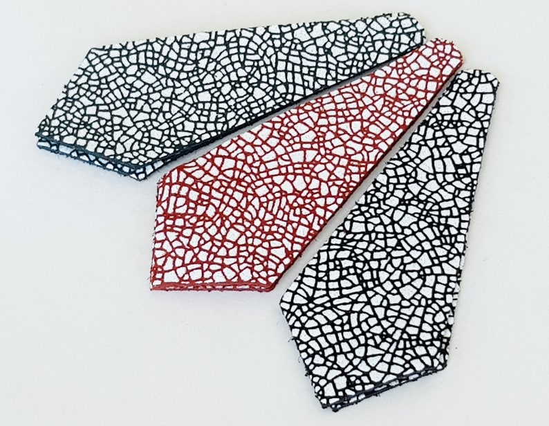 6 pairs Leather Die Cut Shapes Genuine Leather Jewelry Etsy