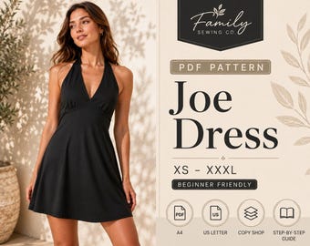 Naaipatroon voor een maxi-rok (PDF): Rok met hoge taille voor dames, geplooide taille, zwierige zomerrok, eenvoudig te gebruiken voor beginners, maat XS-XXXL, digitale download.