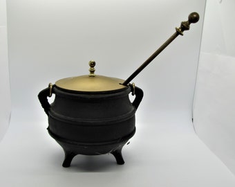 Rseerved For Barbara Atkins Vintage Fire Starter Kettle Smudge Antique Cast Iron Fire Starters Ranch Style Decor