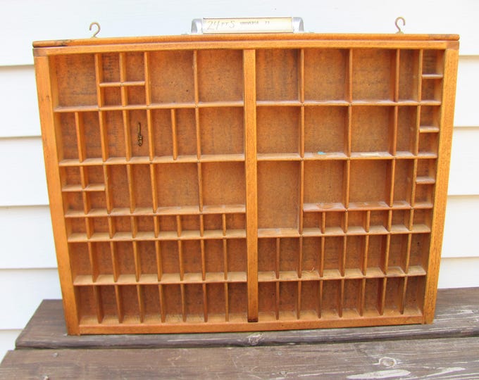 Letterpress Tray / Typeset Drawer / Printers Drawer / Etsy