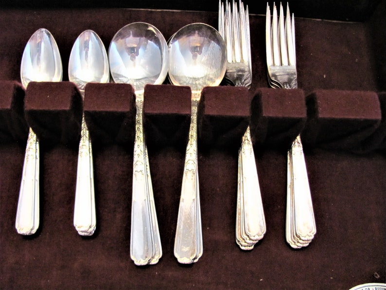 1881 Rogers Oneida LTD Silver Plate Pattern From 1936 Etsy