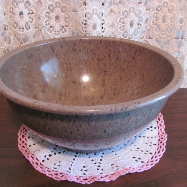 Texas Ware Confetti Bowl / Brown Speckled 118 Texas Ware Mixing Bowl