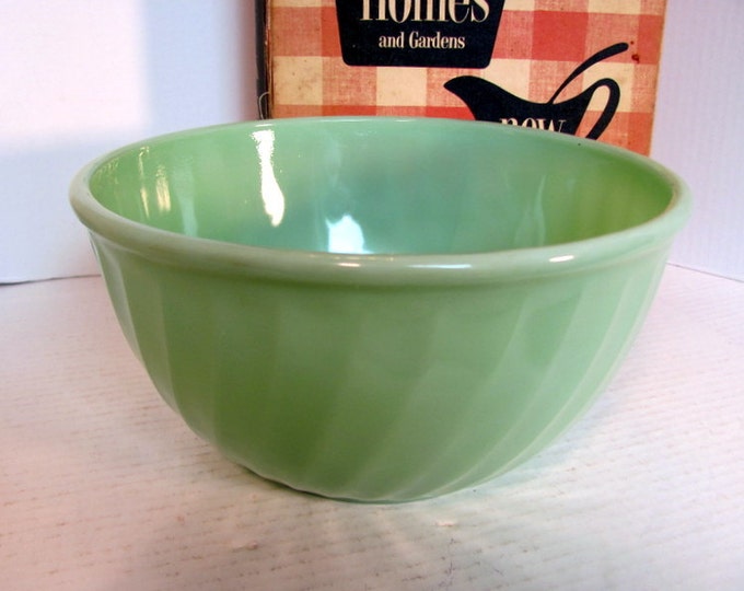 Fire King Jadeite Swirl Mixing Bowl 8 7/8 From Etsy
