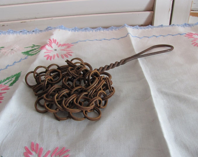 Metal Chain Pot Scrubber Antique and Very Rare Etsy