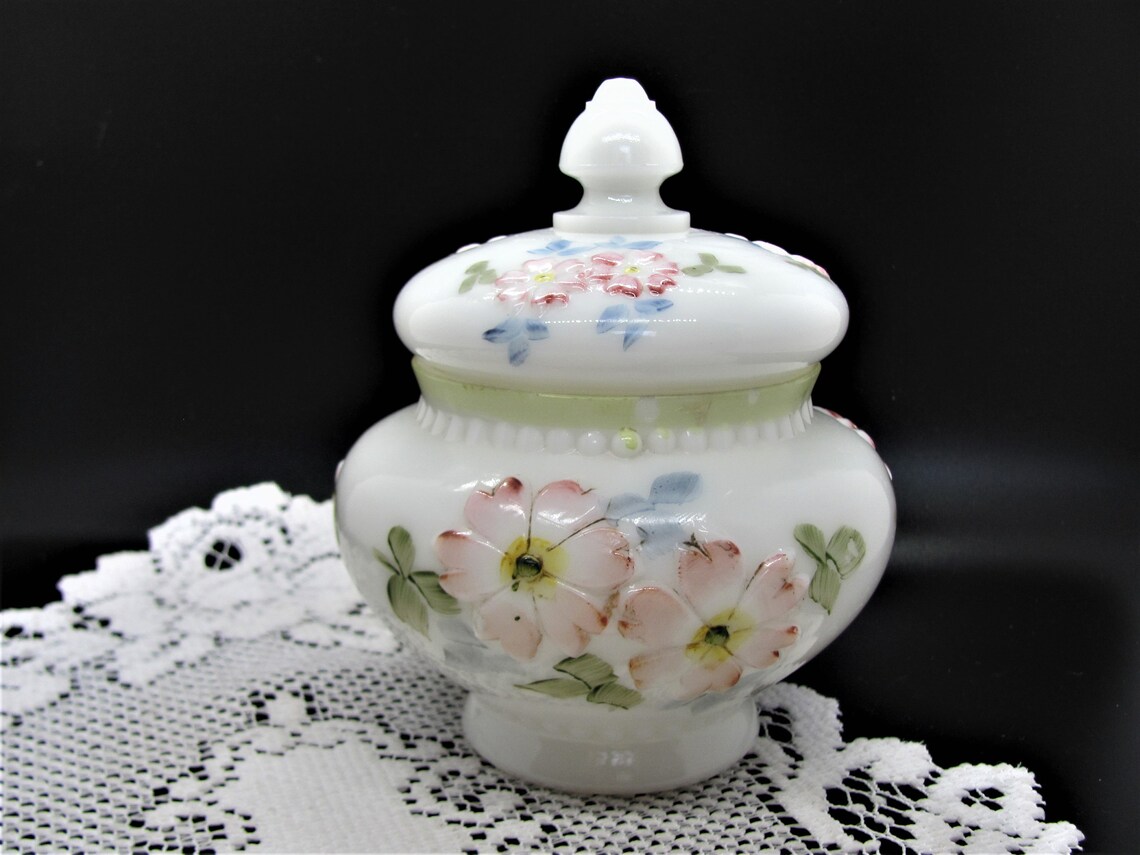 Antique Consolidated Glass Sugar Bowl / Ca. 1899 Consolidated Etsy