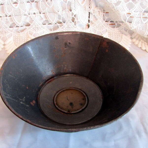 Antique Metal Sieve Strainer