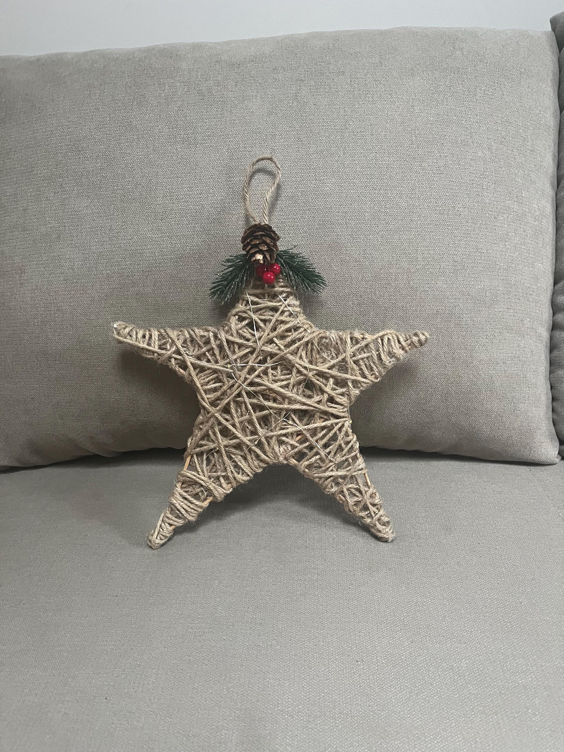 Etsy - Edwennature Brun Étoile Lumineuse