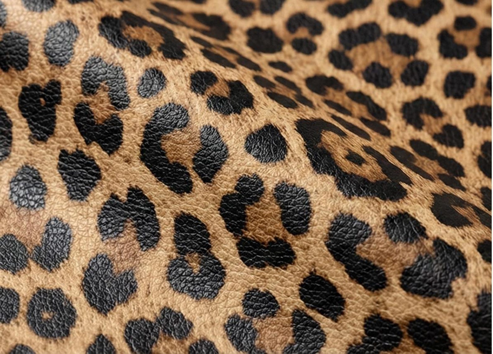Leopard Backing Leopard Print Faux Leather Fabric, Craft Vinyl, Felt Backing - Etsy