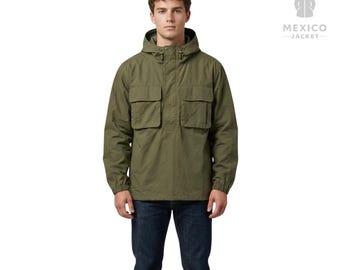 Vincent Kompany Green Cotton Jacket – Casual Men's Outerwear