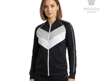 Giacca sportiva ispirata all'allenatrice Dawn Staley, giacca atletica da donna, giacca sportiva con zip, giacca da palestra, giacca sportiva streetwear di tendenza