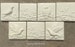 IN STOCK in 5 Glazes -- Sets of Seven Birds on a Vine Accent tiles, Relief tiles, Backsplash panel, bathroom tiles, fireplace tiles 