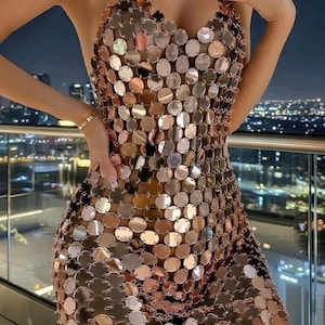 Metal Disk Dress - Etsy Ireland