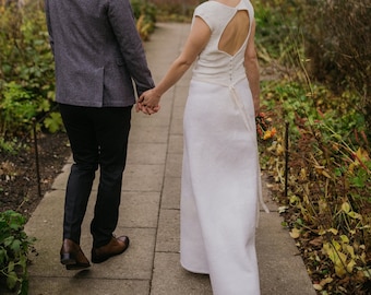 Silk Wedding Dress, Felted Wedding Dress, Maxi Bridal Dress, Unique Wedding Dress, Fall Wedding Gown, Beach Wedding, Designer Dress, Gatsby