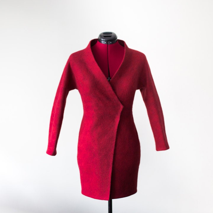 felted wool coat womens