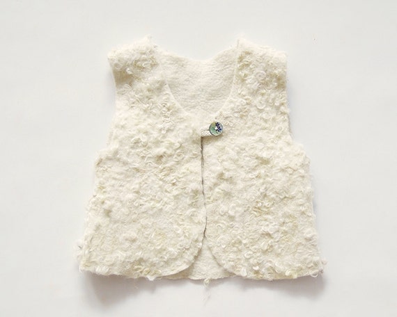 baby girl sherpa vest