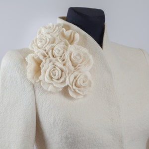 Bridal jacket for wedding dress, Bridal coat, Bridal outfit, Ivory Bridal Jacket