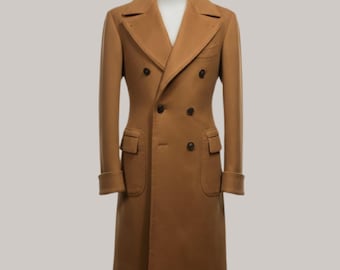 Vintage Brown Herringbone Tweed Ulster Coat, 1920s Style - Etsy