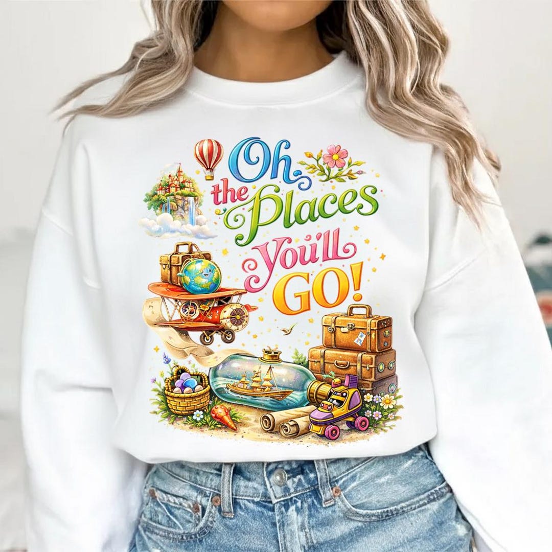 Oh the Places Youll Go PNG, Kids Graduation Shirt Design, Preschool ...