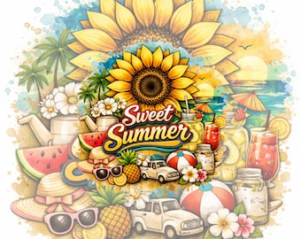 Sunflower Wind Spinners PNG