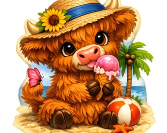 Highland Cow Clipart