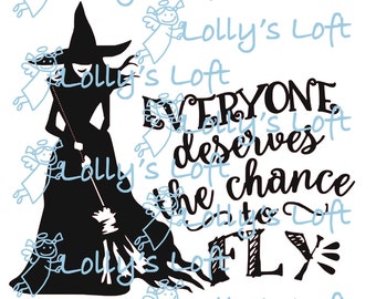 Everyone deserves the chance to fly SVG cut File for Silhouette