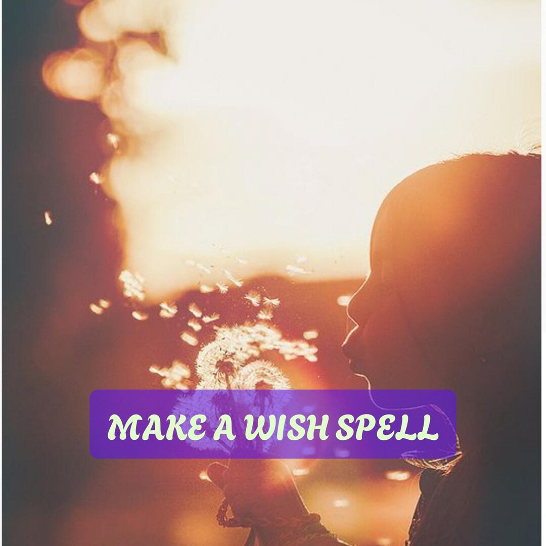 Wishes Ritual Make a Wish Spell Ritual Kit – Intention Setting, Desire Focus ...