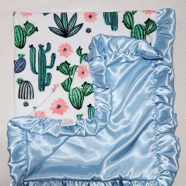 Cactus Silk Blanket Etsy