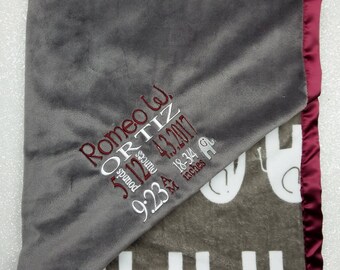 subway swaddle blanket