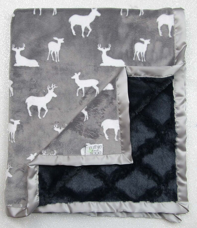 Minky Blanket Boho Throw Blanket Baby Blanket Baby Boy Etsy