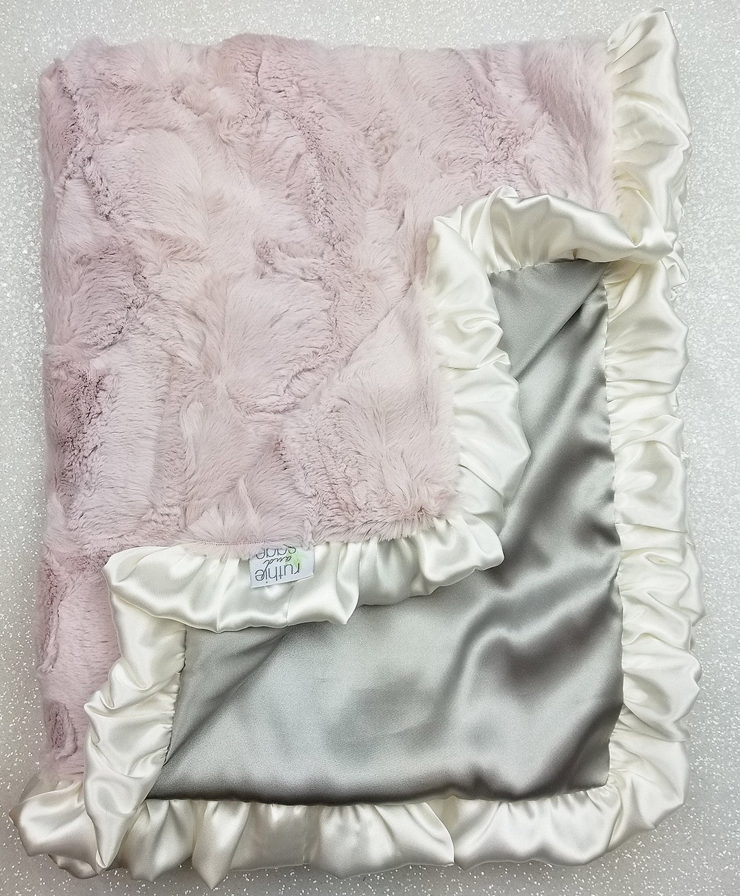 Minky Blanket, Pink Blanket, Gift for Baby, Silk Blanket, Minky and ...